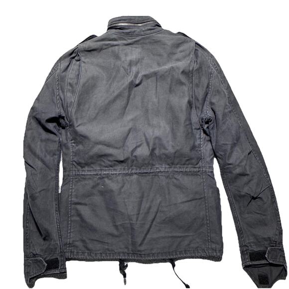 FOB Factory Navy Military Style Jacket Heavyweight Zip Made ini Japan S - Picture 11 of 12